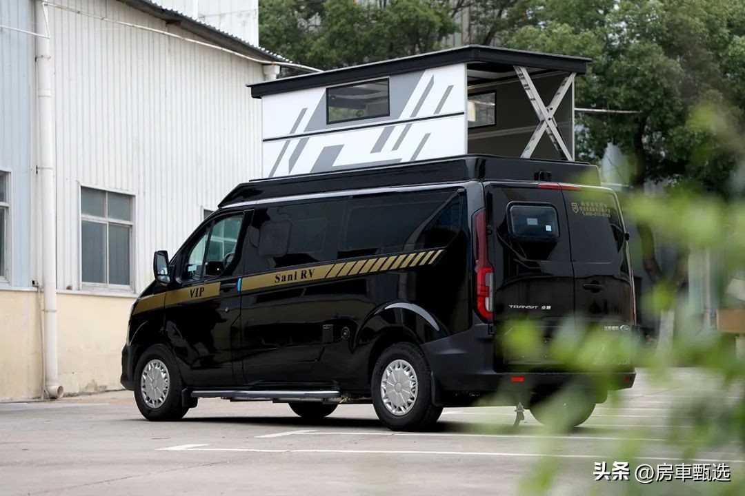 福特新全顺升顶商旅房车,福特新全顺2023款旅居房车