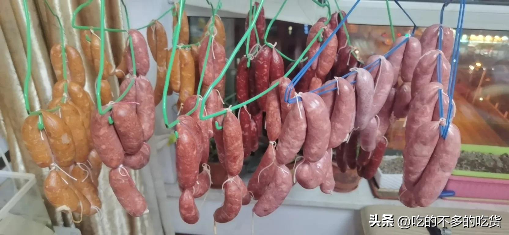 自制肉肠10斤肉家常调料比例,自制肉肠