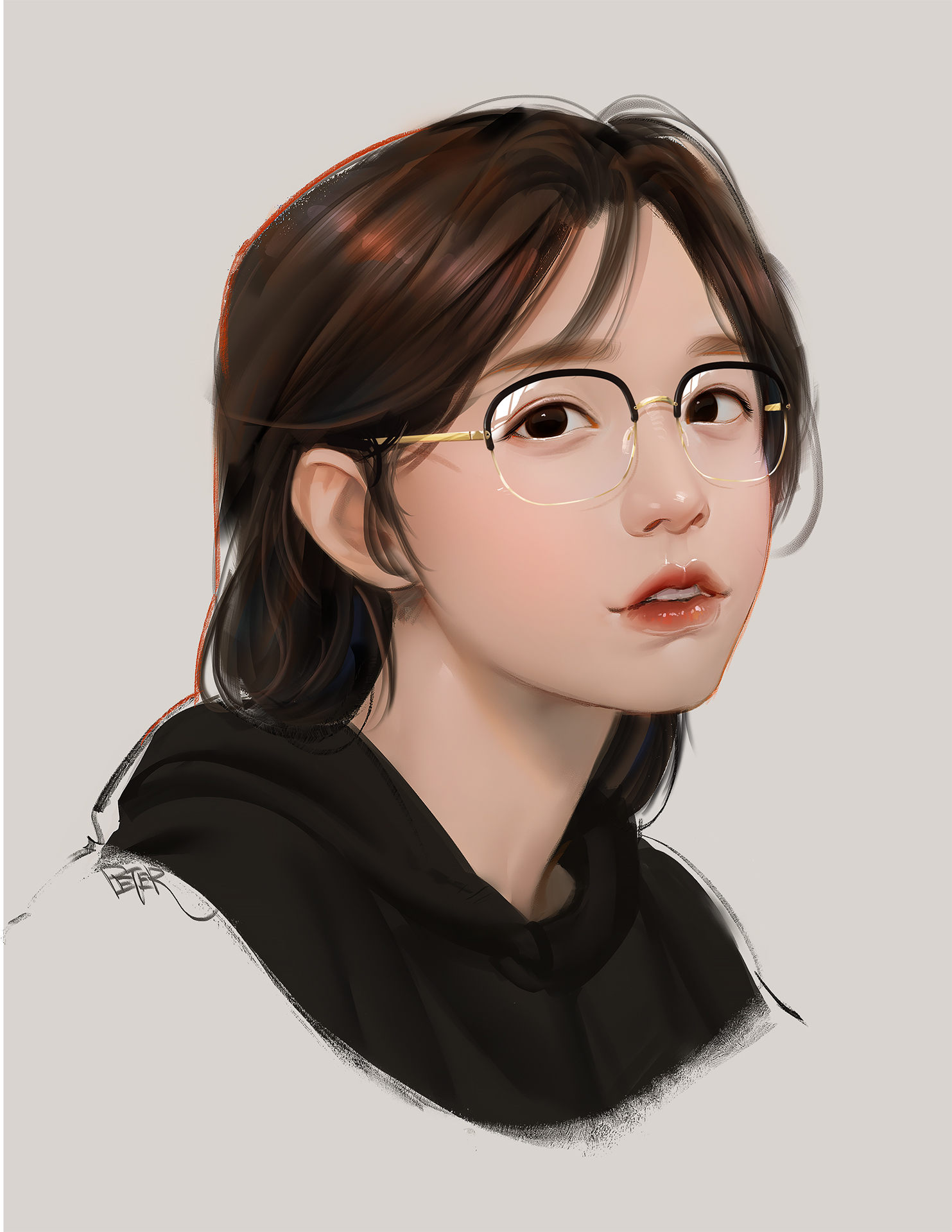 简单头像高级简约手绘清新意境,简洁个性头像手绘好看