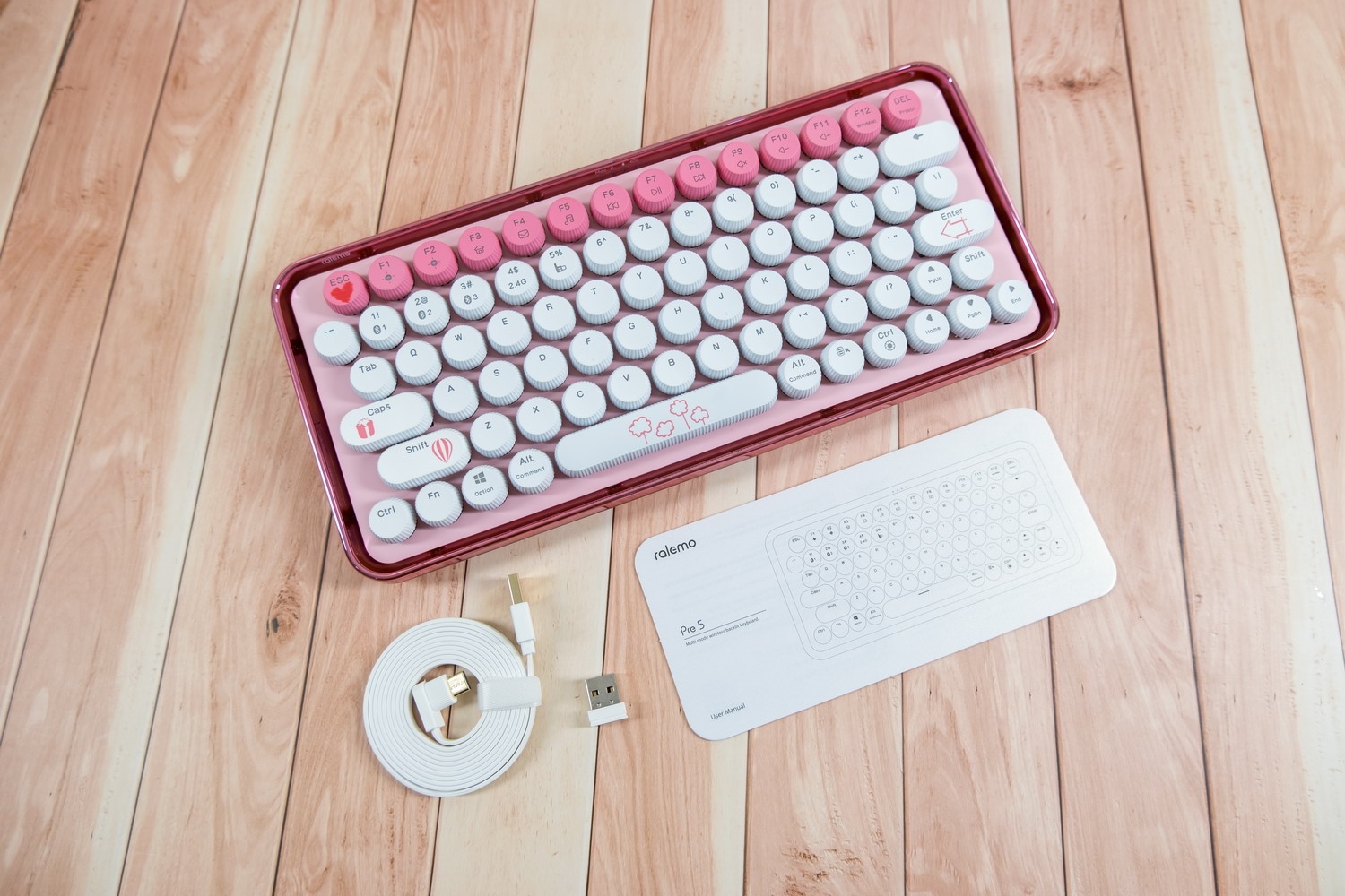 雷柏pre5键盘,雷柏ralemoPre5多模无线机械键盘