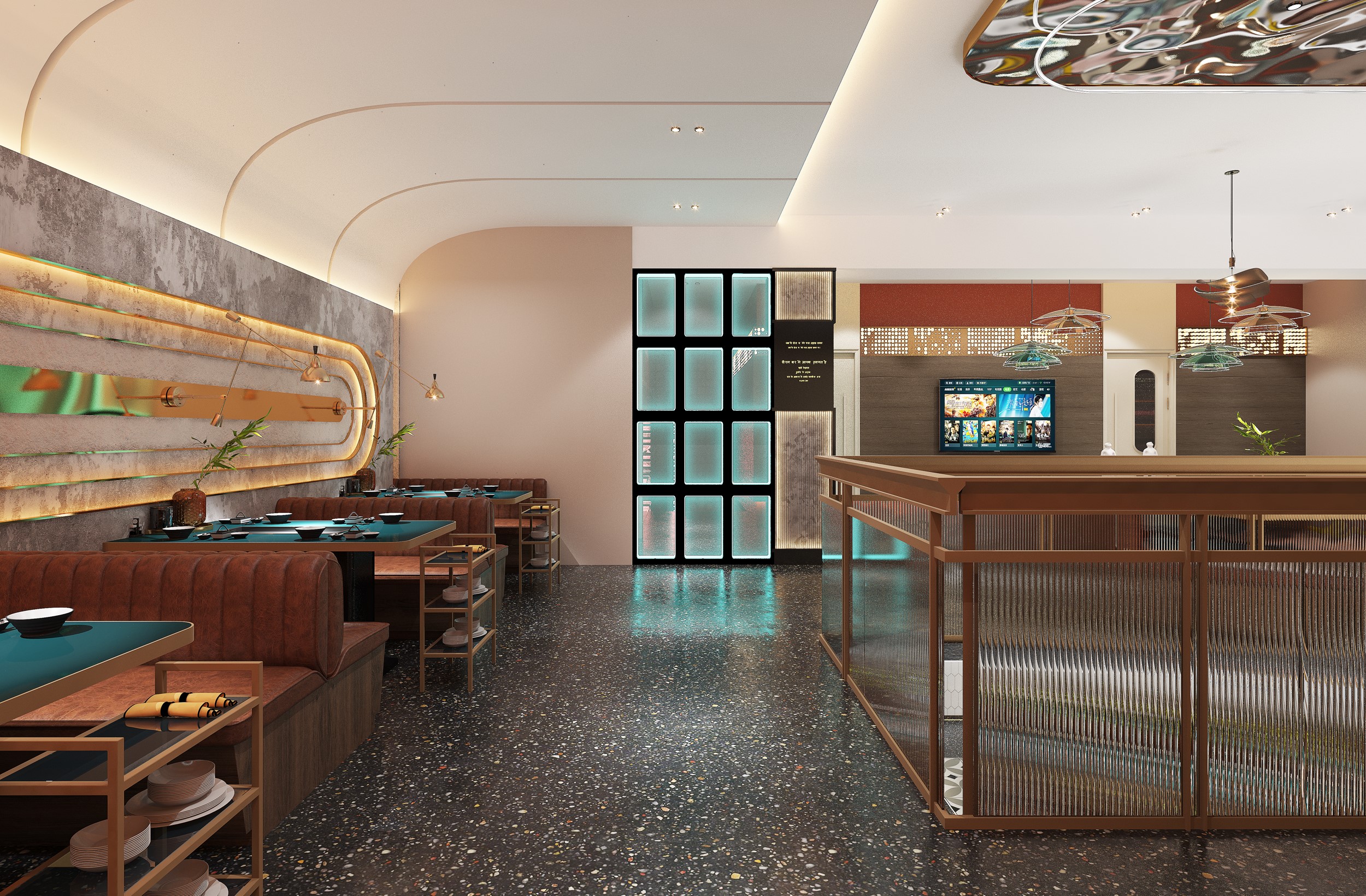 银川烧烤店装修设计报价,银川烧烤店装修设计效果图