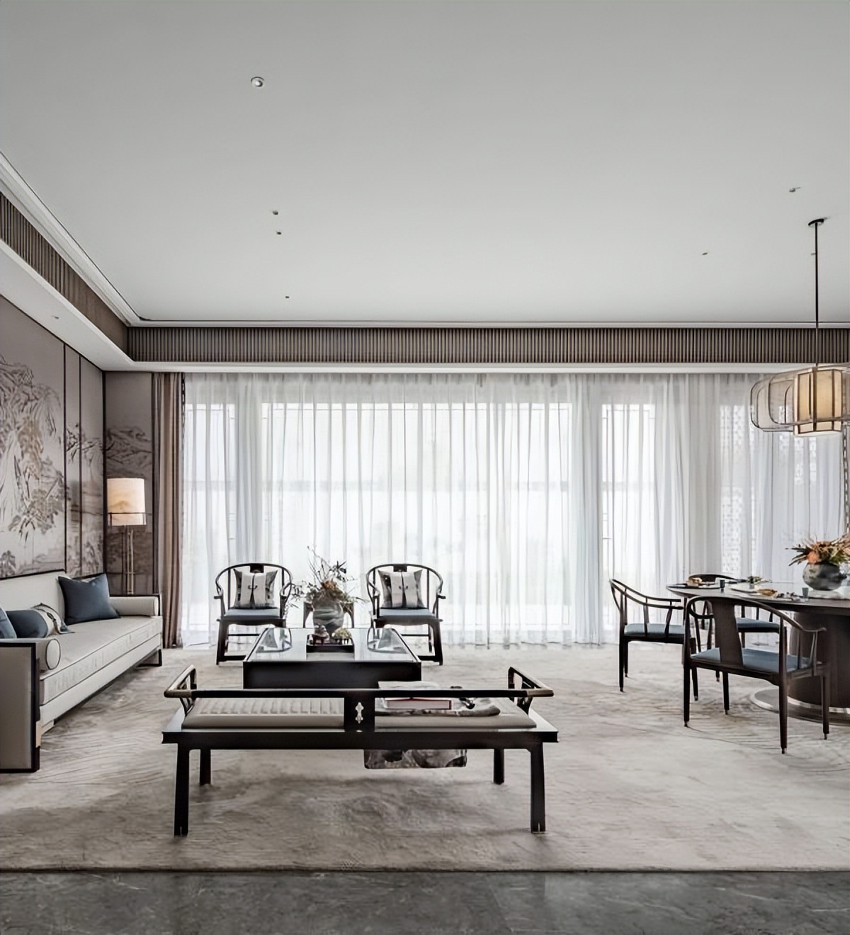 装修风格大全2022新款轻奢风玄关,小三室2022装修风格现代简约轻奢