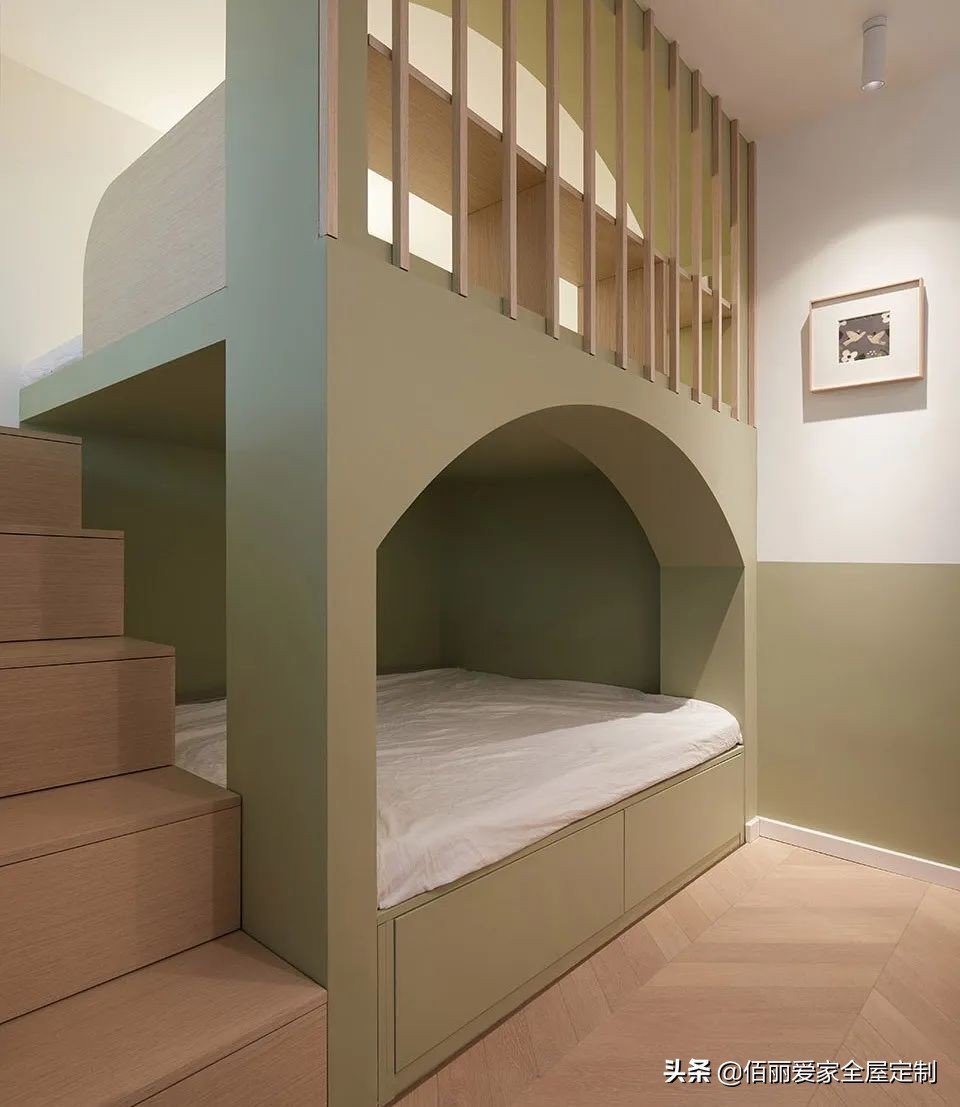 绿色系室内设计好处,绿色氛围感装修