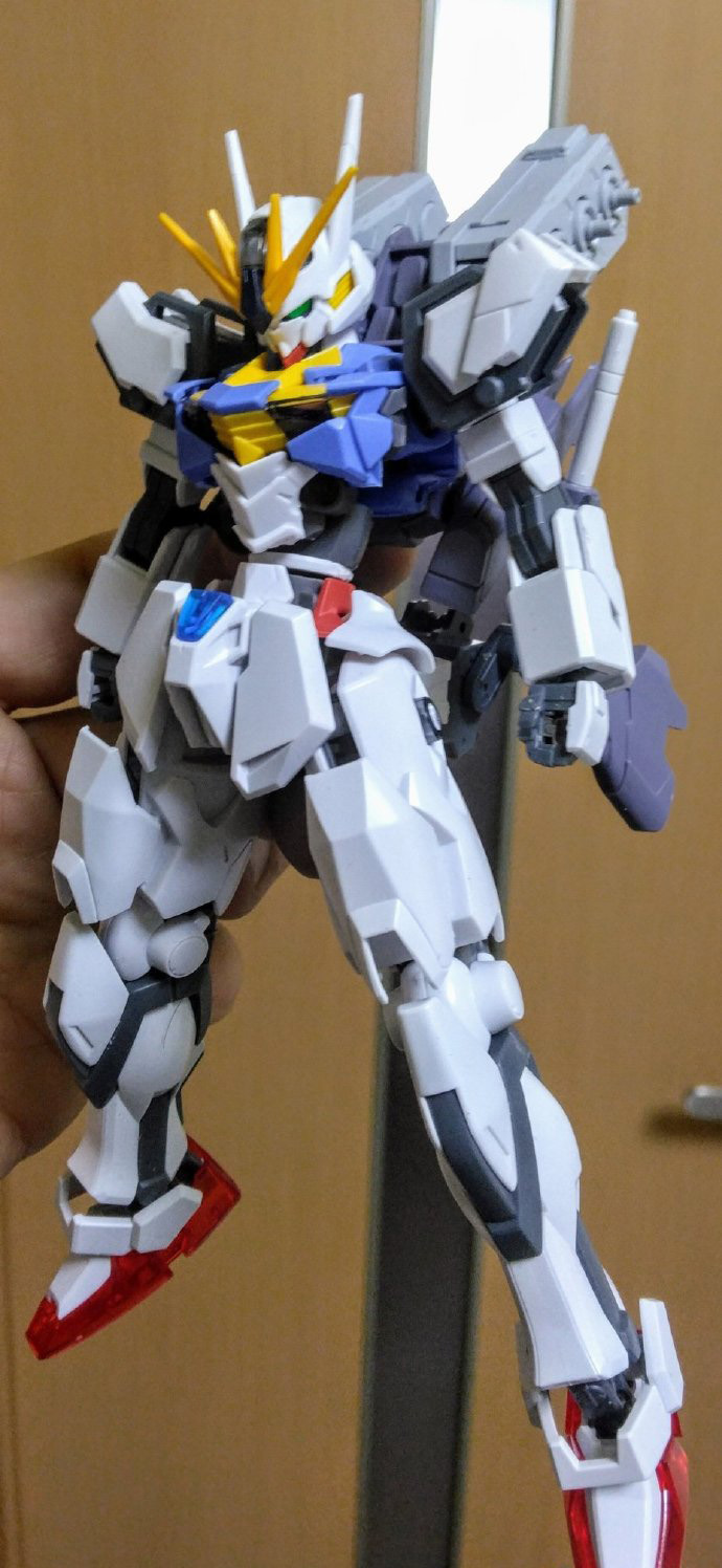 风灵高达模型改造,风灵高达修改型对比原机体