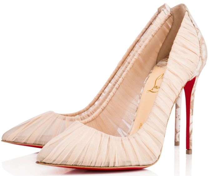 christian louboutin绒面高跟鞋 (christian louboutin芭蕾高跟鞋)