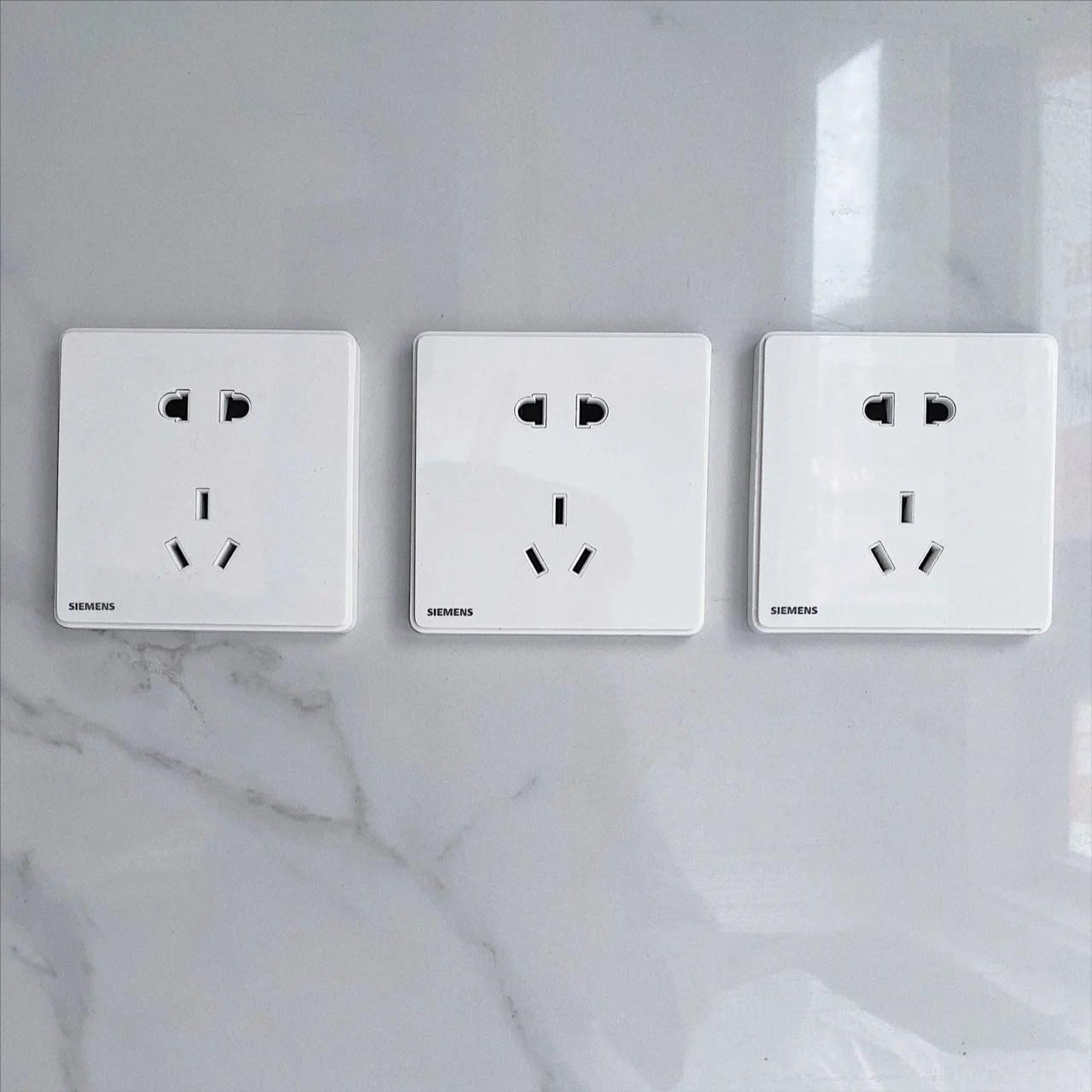 新中式装修配什么颜色开关插座,全屋大白墙搭配什么颜色开关插座