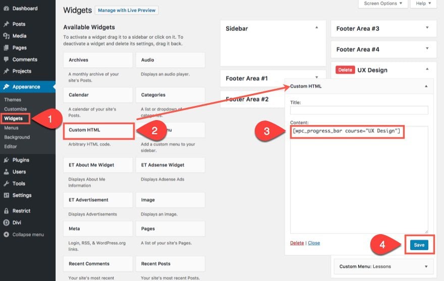 使用Divi创建在线学习管理,LMS网站