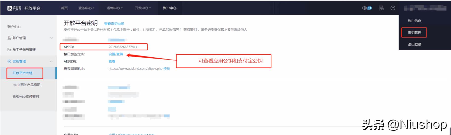 支付宝当面付配置,支付宝入门操作