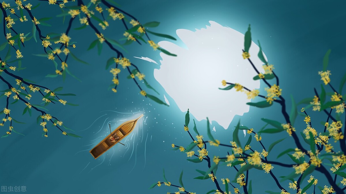 水上行舟吹笛的唯美诗句,赞美舟行七绝诗