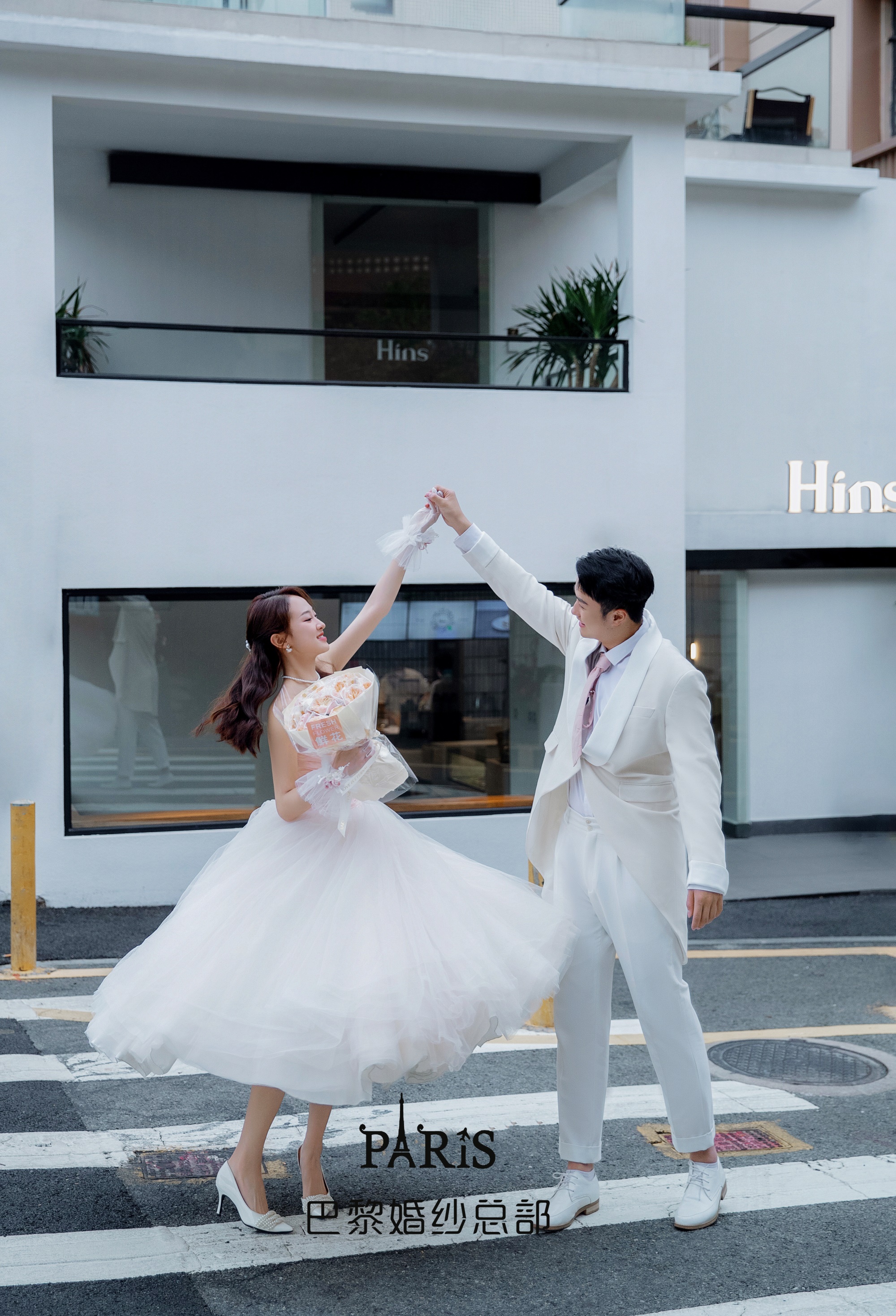 超甜超有爱的韩式婚纱照,清新韩式杂志风婚纱照