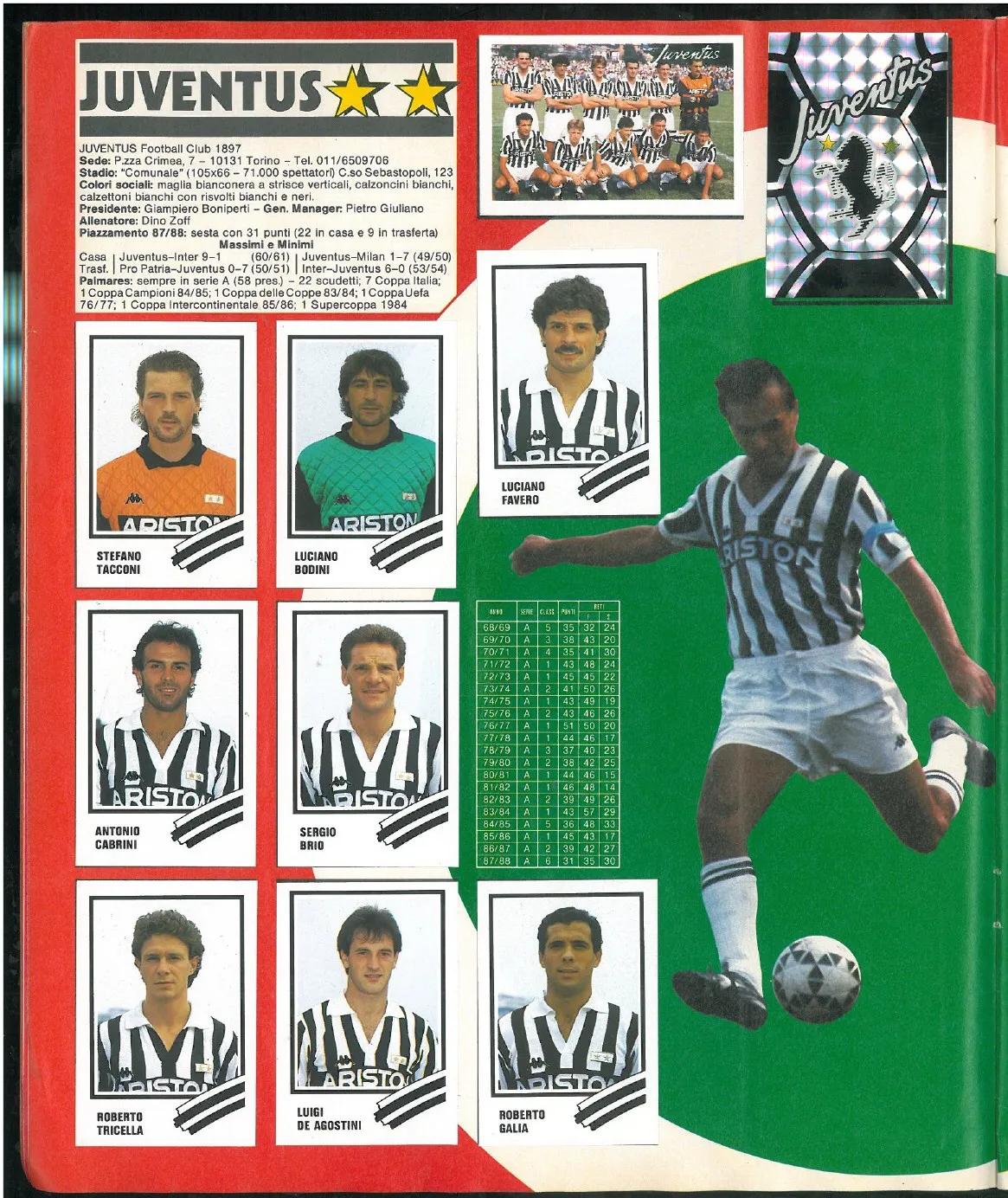 「忆意甲」一本意大利足球画册带你回顾1988/89赛季意甲联赛