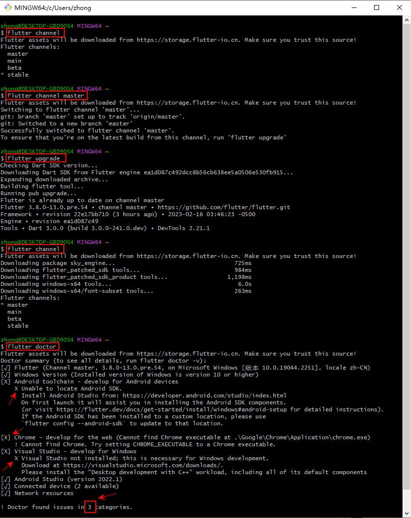 flutter设置开发环境,flutterwindows运行环境