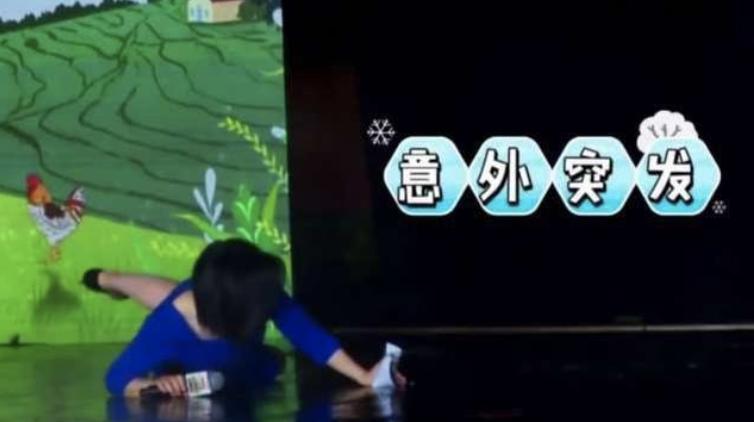 任鲁豫受伤主持节目视频,任鲁豫摔倒后复出