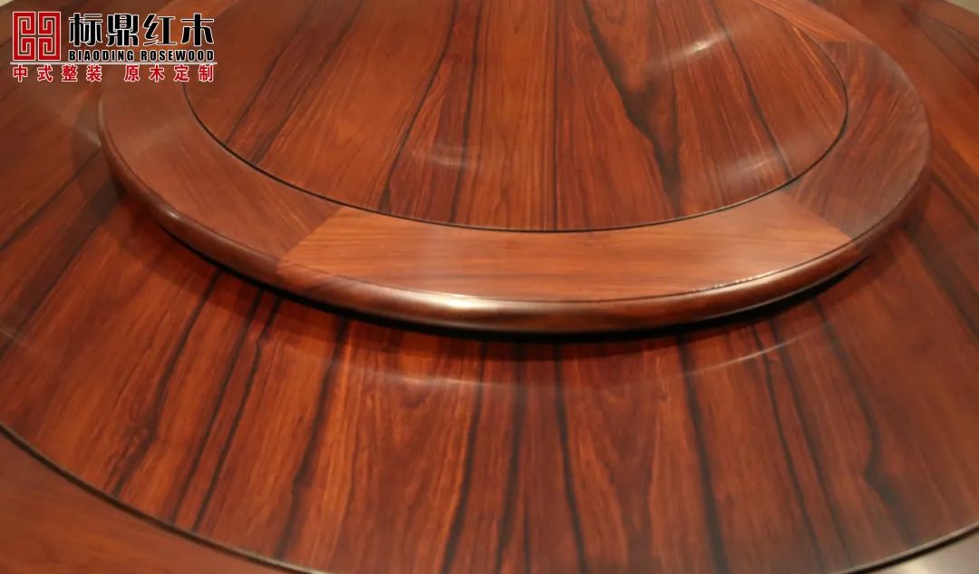 山东巴里黄檀餐桌多少钱,巴里黄檀千里江山圆餐桌介绍