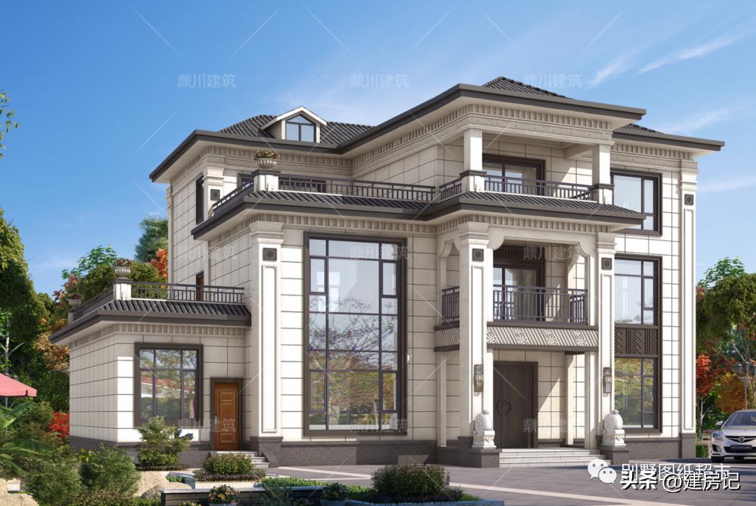 浙江自建房跃层设计,美墅住宅建房设计