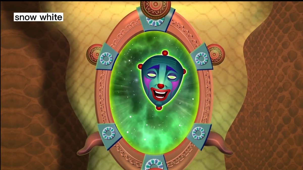 白雪公主中英绘本,格林童话故事绘本白雪公主