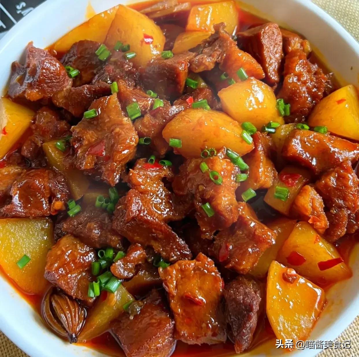 第一名厨土豆炖牛肉,无敌下饭的土豆炖牛肉