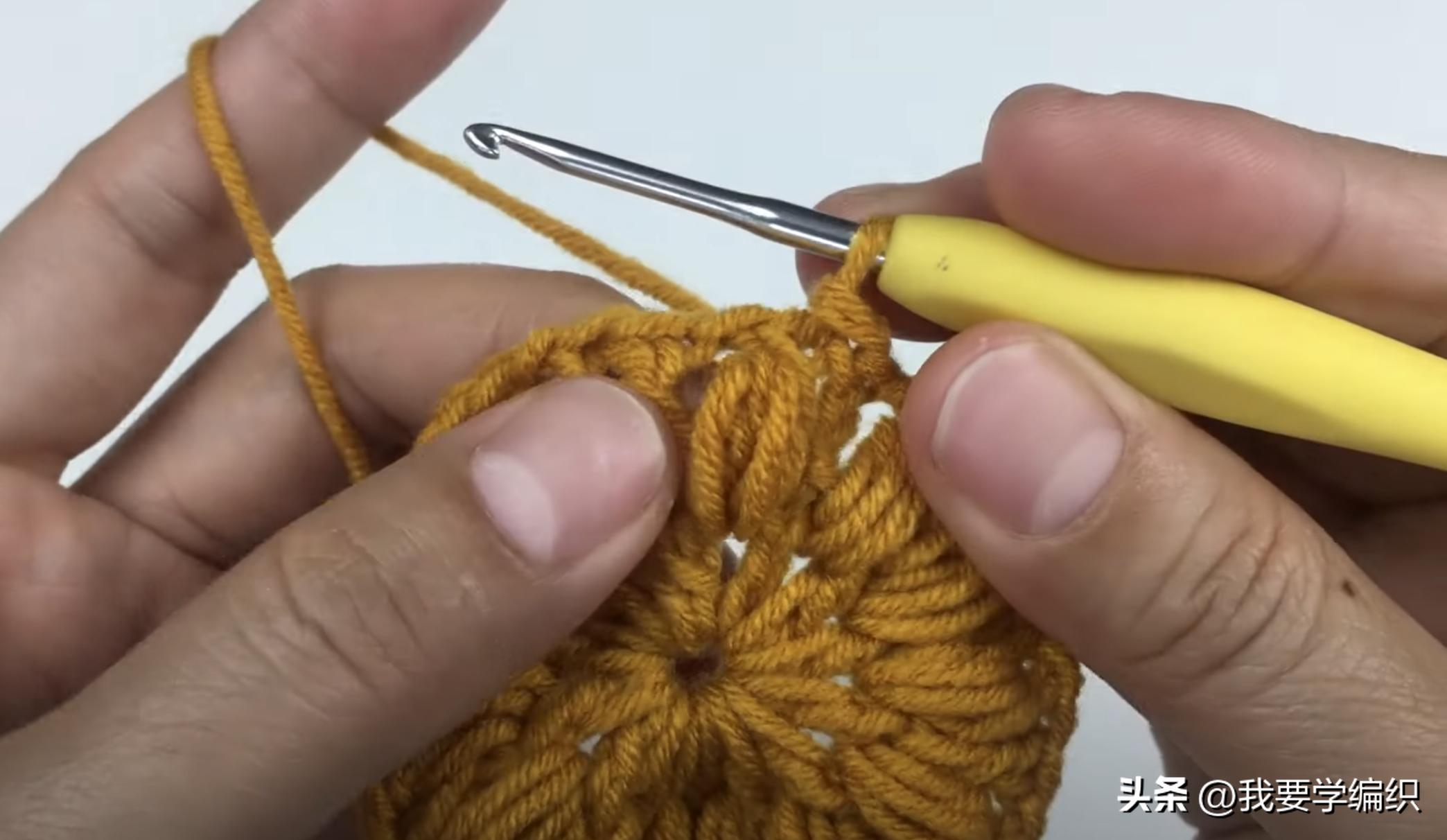 天冷了给自己钩一顶帽子,天冷了注意头部保暖