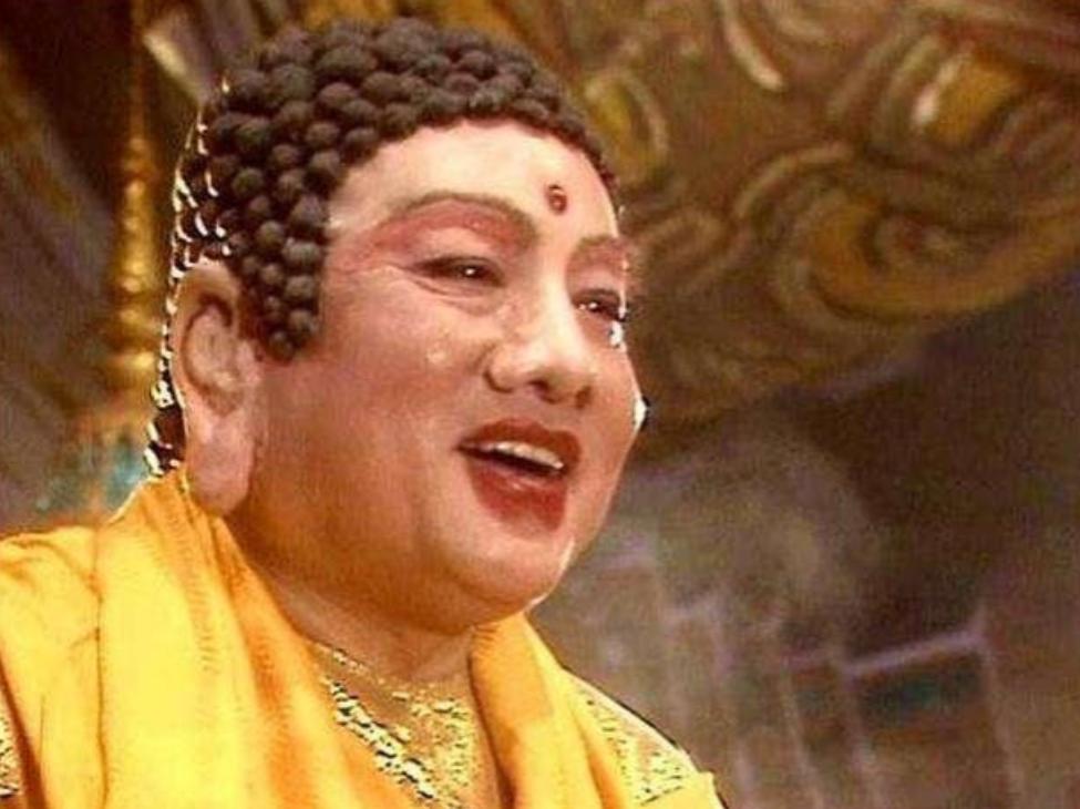 西游记佛祖扮演者朱龙广图片,83版西游记如来扮演者朱龙广照片