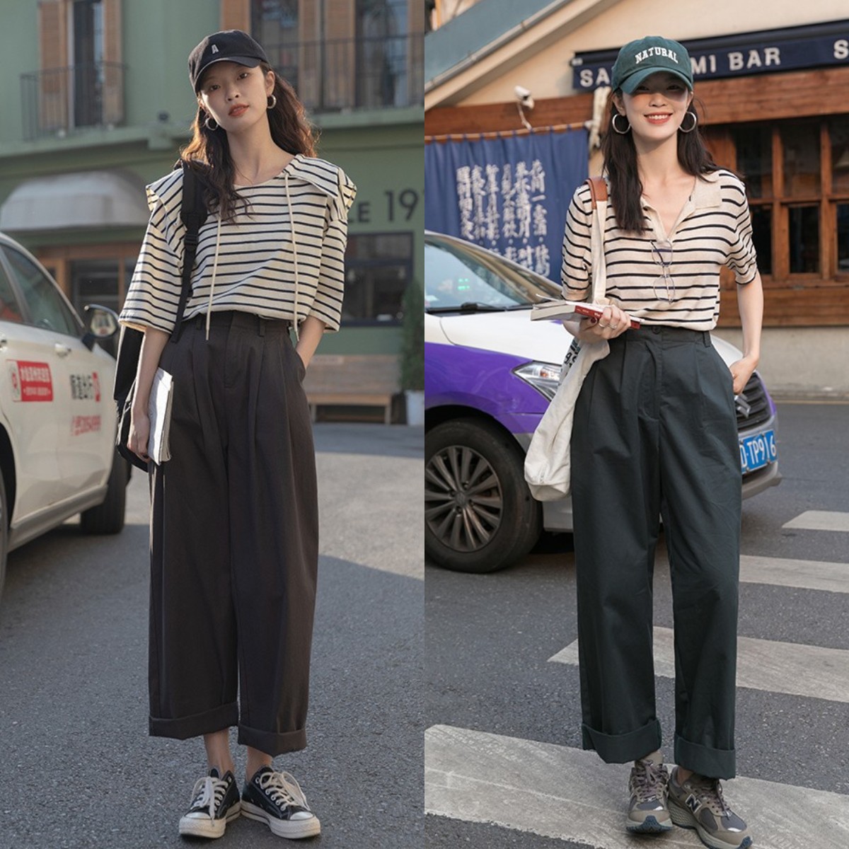 阔腿裤怎么穿更时髦好看？这些搭配干货打包送你，高级又显瘦