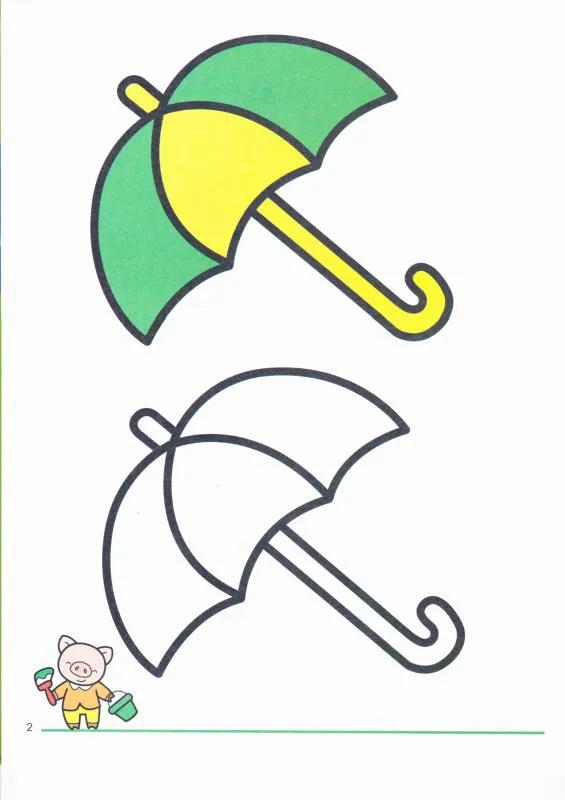 小班简笔画涂色,小班涂色素材怎么打印