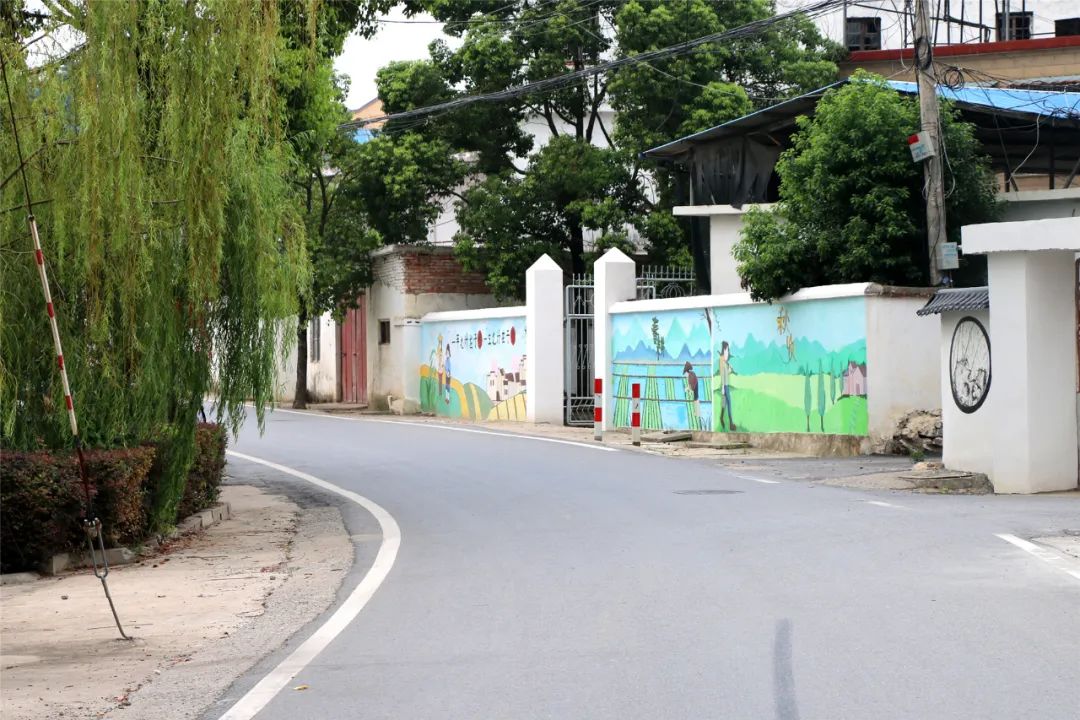 安徽乡村墙绘图片,合美乡村农耕文化创意景观墙