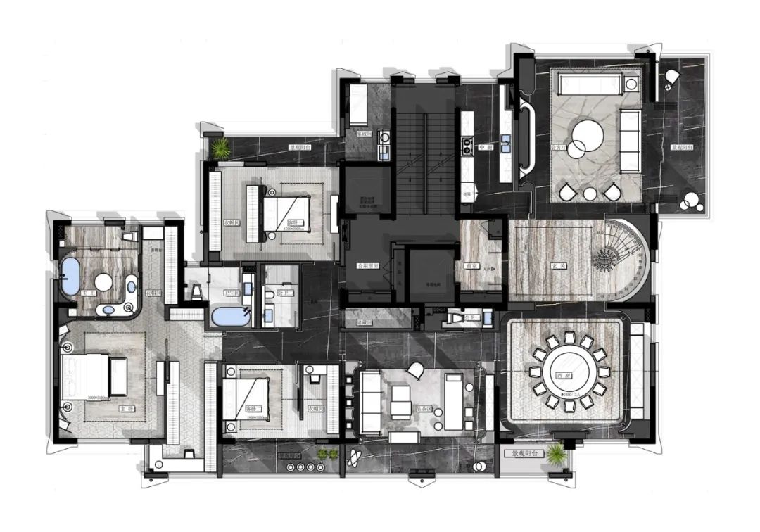 大师设计的100平住宅,设计大师豪宅装修