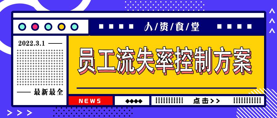 降低员工流失率的方案,员工流失率统计分析与解决方案