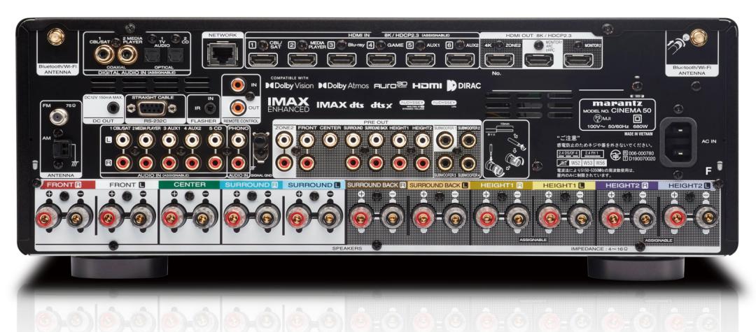将8K影院发挥到极致MarantzCinema50AV功放