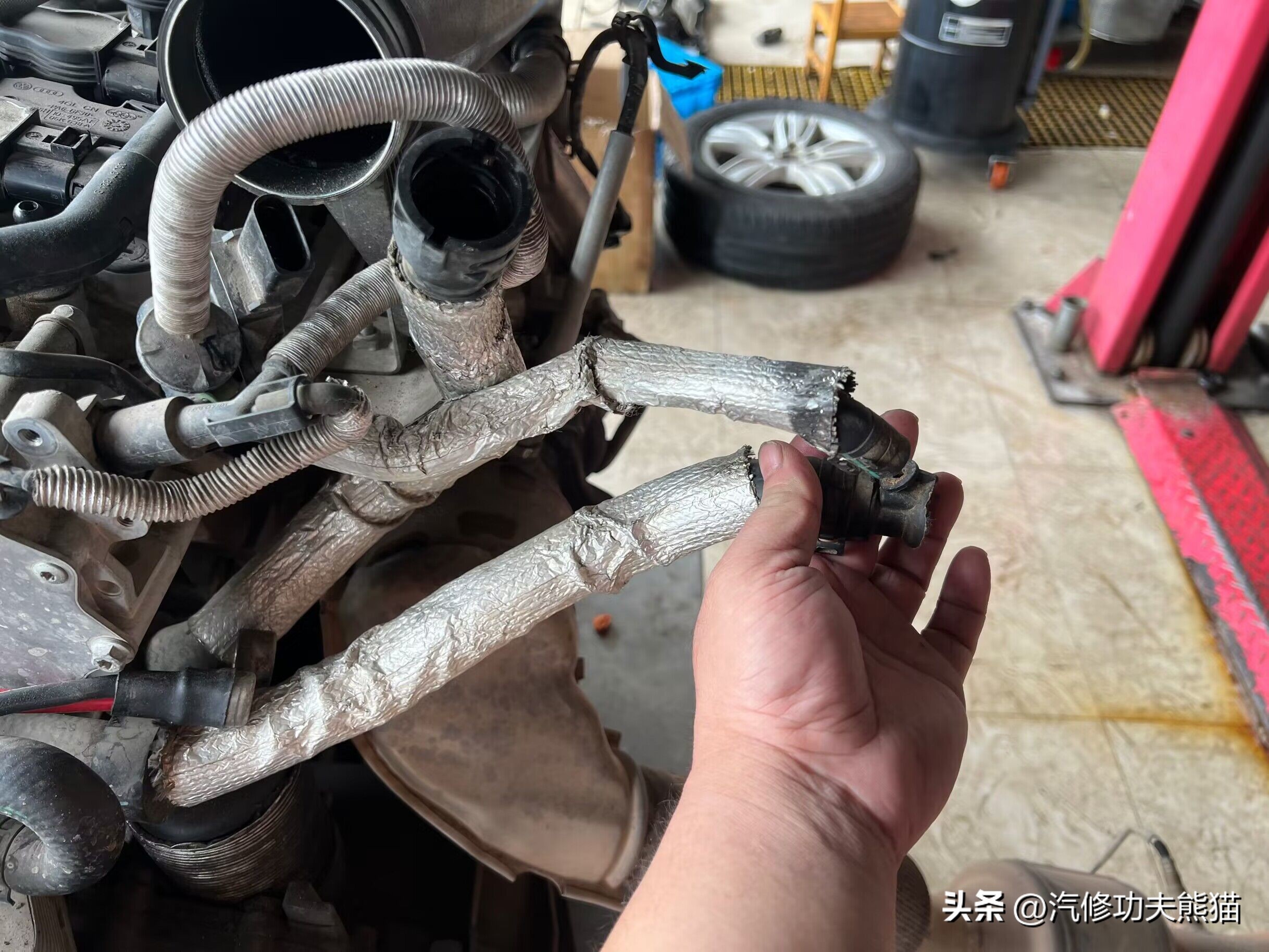 奥迪q3修车,奥迪q3烧机油大修发动机