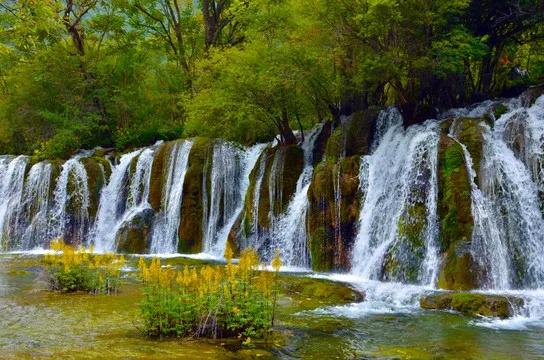 人间仙境九寨沟图片,人间仙境九寨风景图片