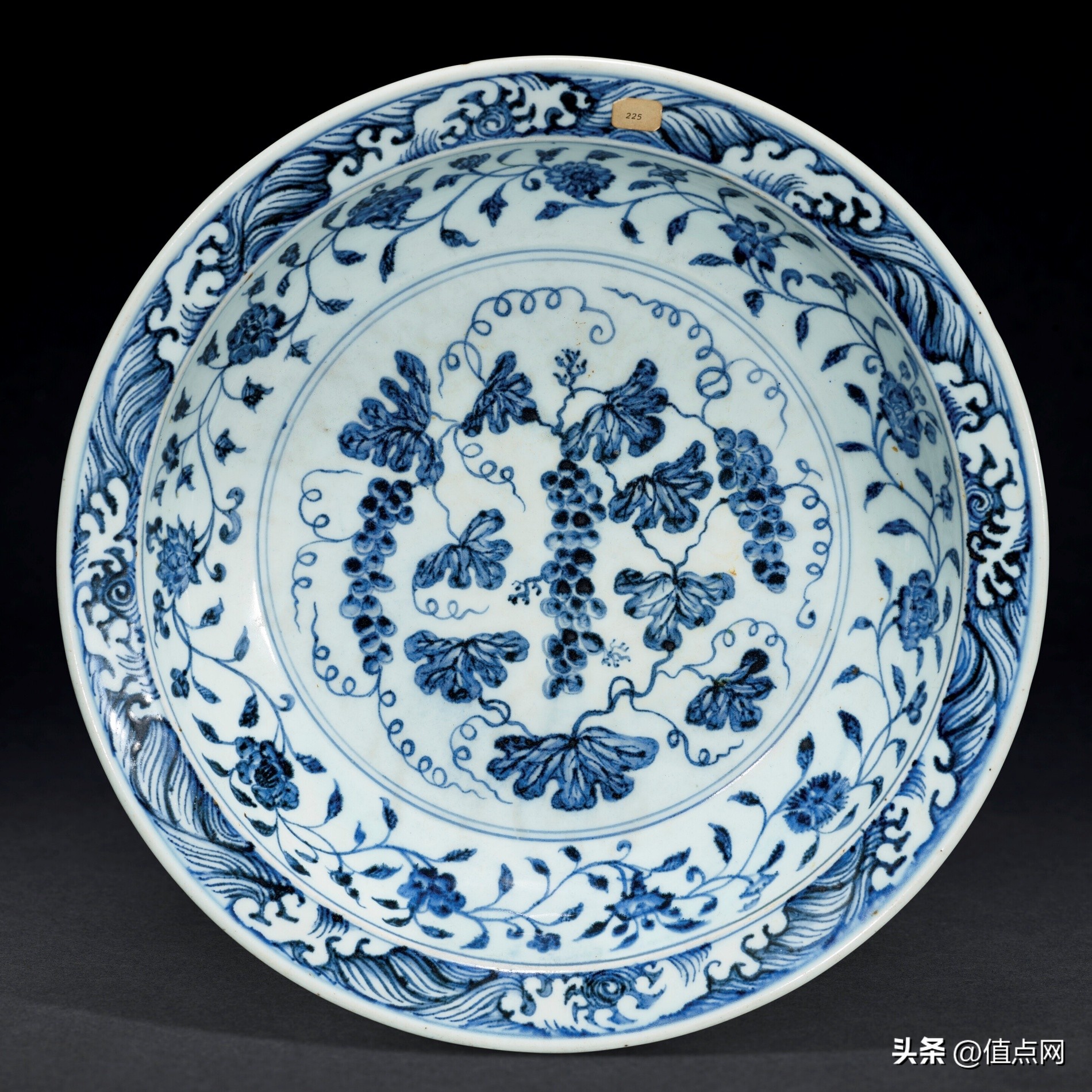 徐展堂元青花玉壶春瓶,徐展堂藏品