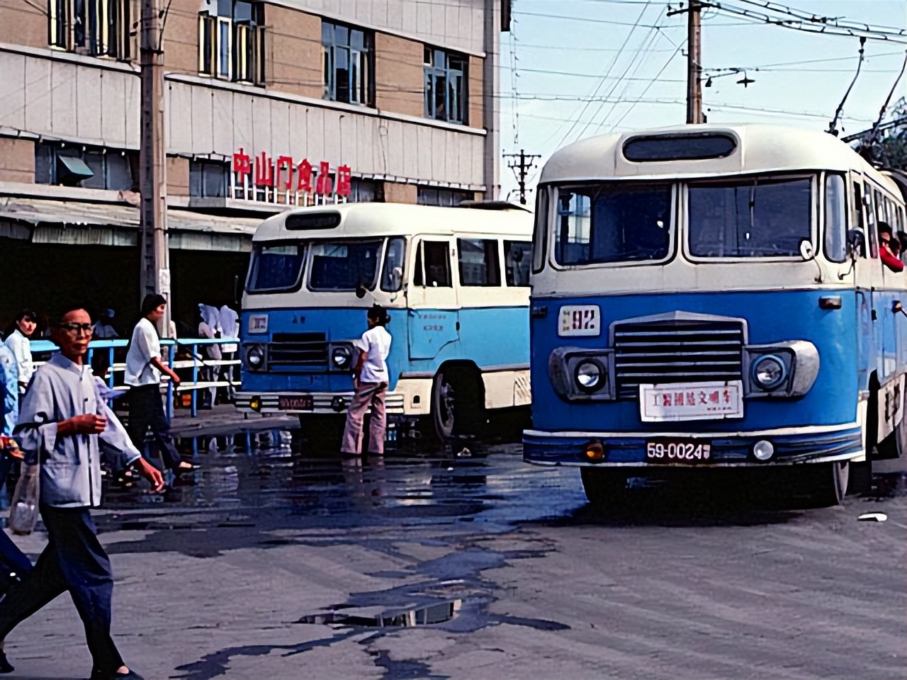 天津海滨区老照片,天津旧景照片