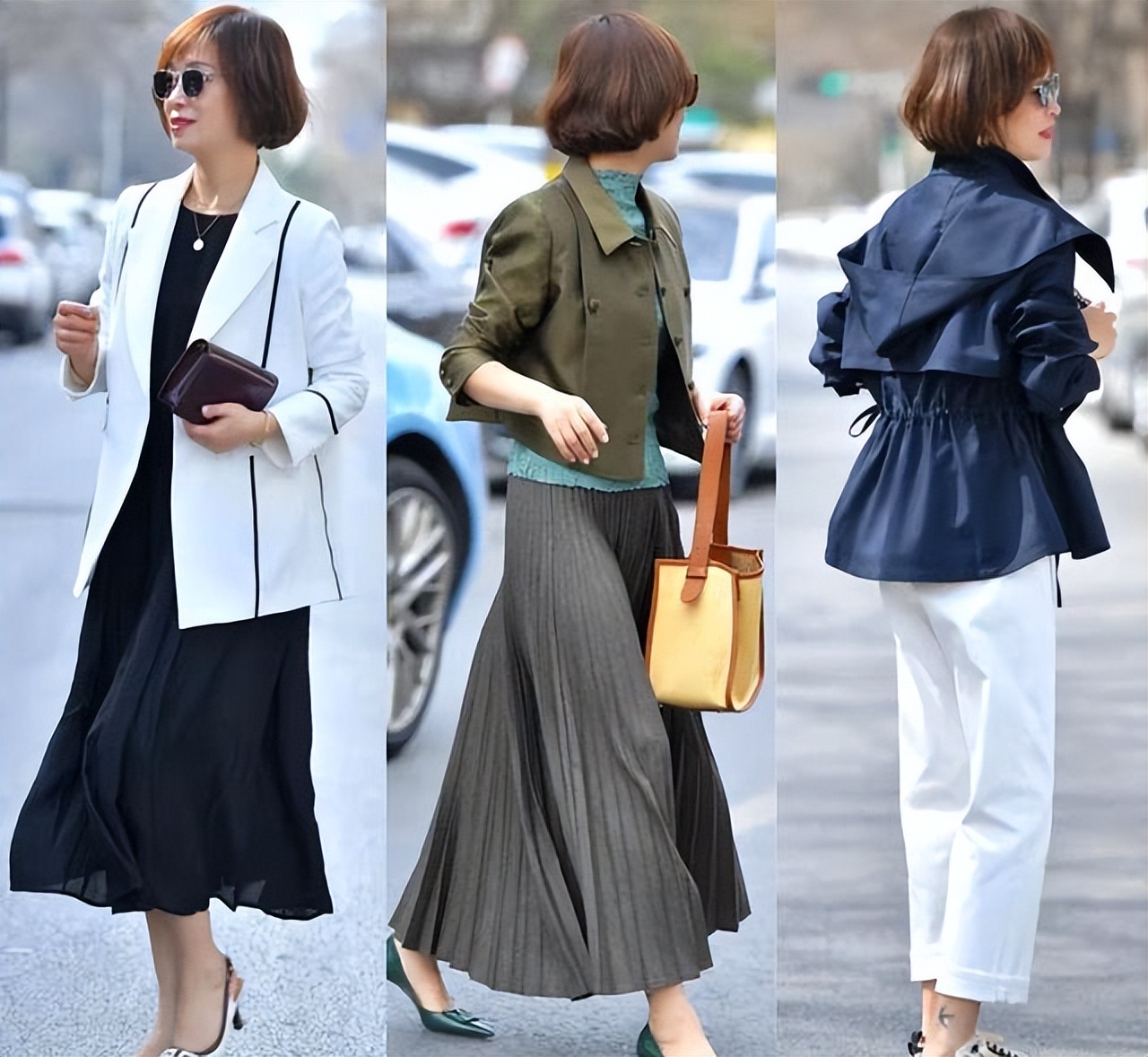 中年女人叠加穿搭冬季,叠冬天外套的技巧