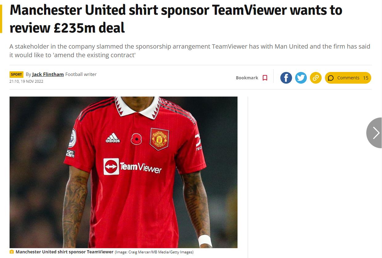 曼联赞助商解约,曼联换球衣赞助