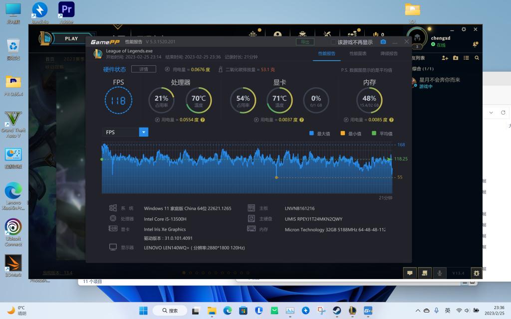 13代酷睿i5-13500h处理器什么水平,英特尔13代i5处理器配置