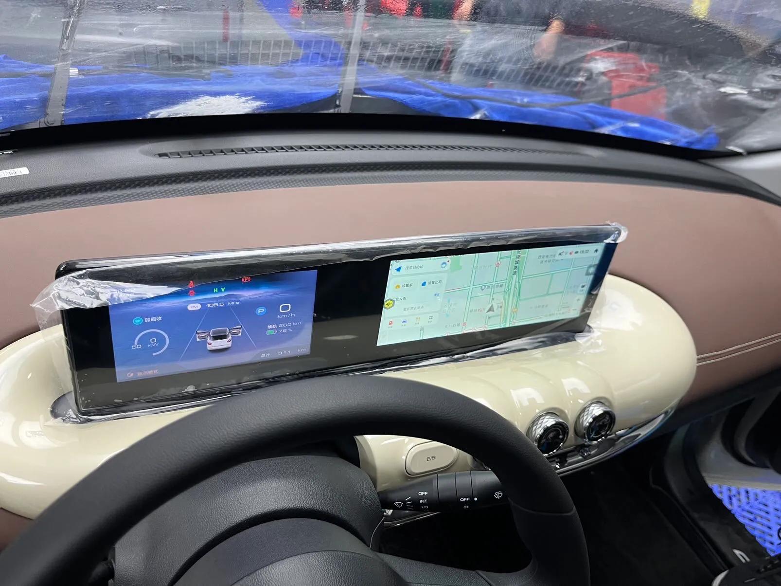 五菱缤果203舒享款,五菱缤果中控屏加装