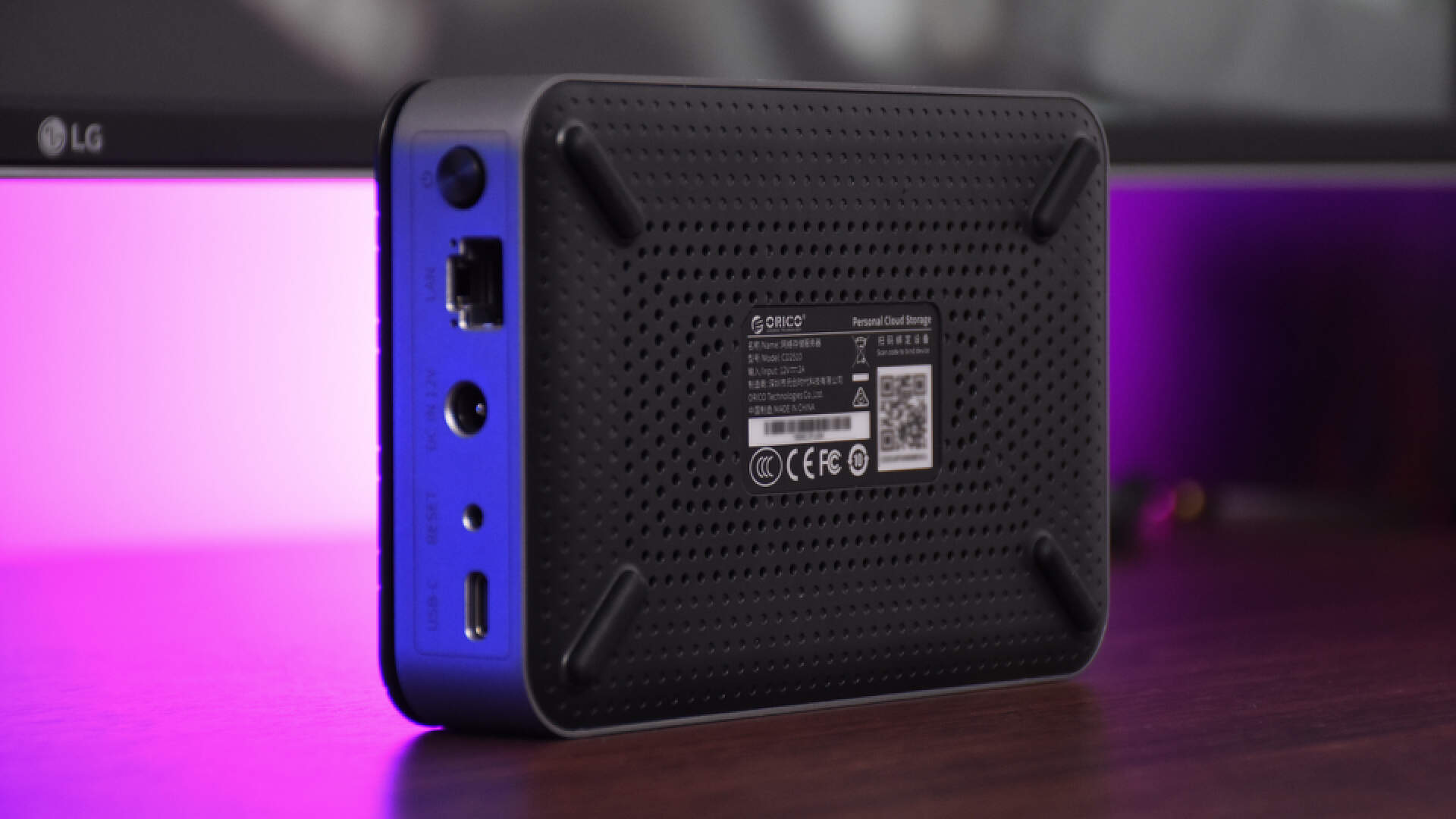 简易nas硬盘盒,orico双盘nas