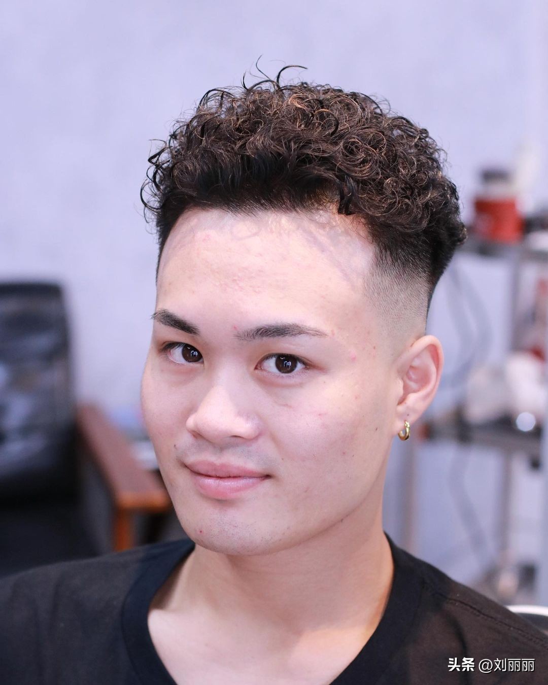 男士短发精神阳光发型,中年男士看起来精神的短发发型