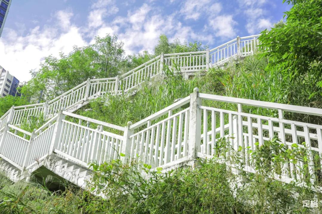 深圳百米长「纯白登山梯」，打卡绝了