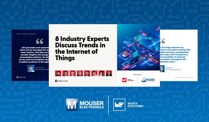 贸泽联手WürthElektronik推出全新电子书为您带来有关物联网发展趋势的专家观点