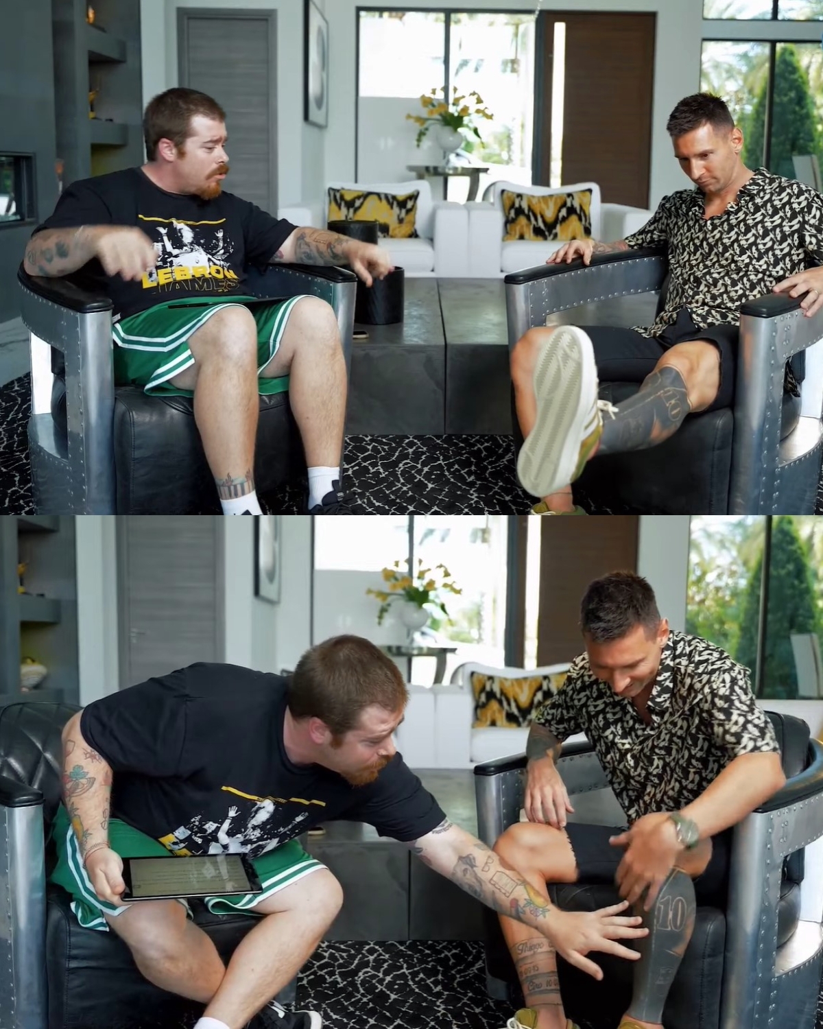 梅西家人采访完整视频,梅西与亲友