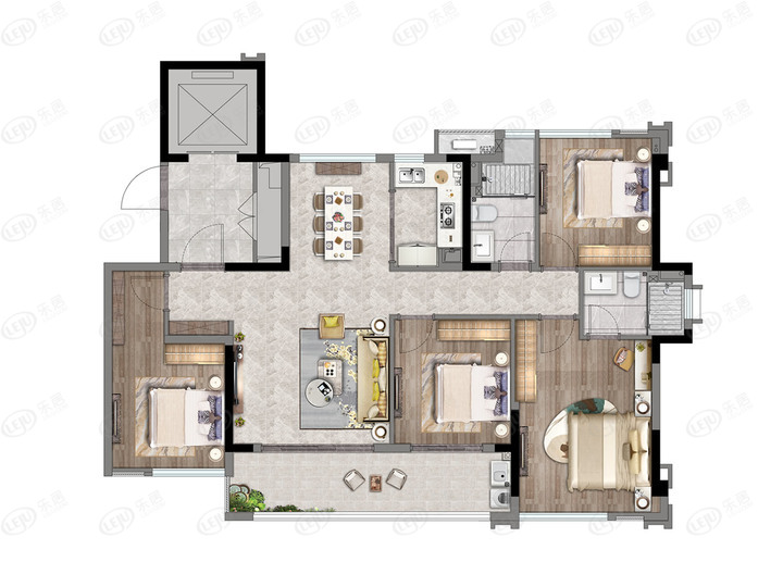 福州联发臻榕府,福州联发臻榕府126样板房