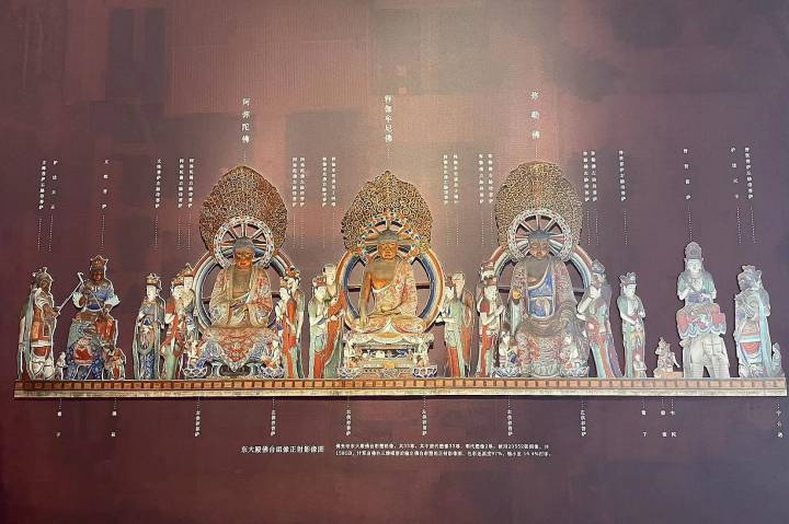 佛光寺梁思成视频,梁思成在佛光寺照片