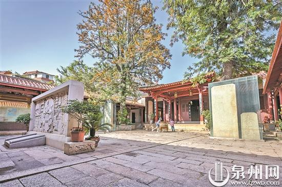 安海石井书院老照片,安海书院