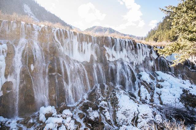 冬日九寨童话世界,九寨沟翠海蓝冰