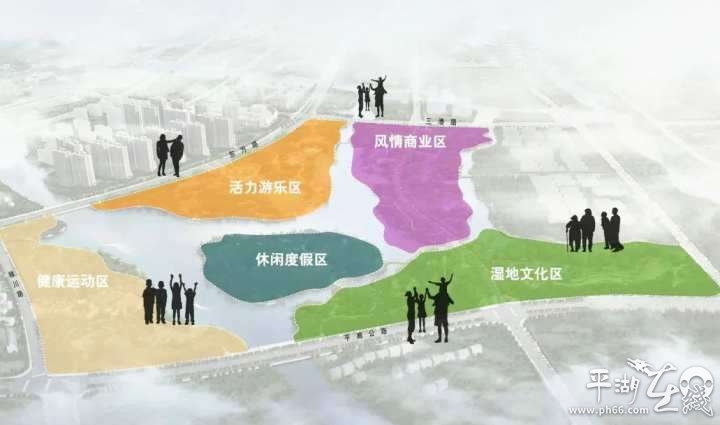 嘉兴市平湖市东方公园规划图,动静皆宜天地宽