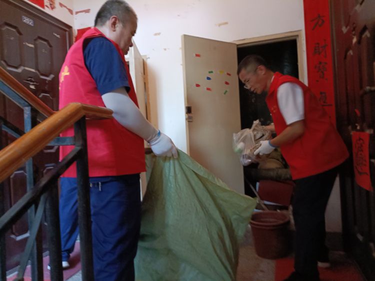 美德健康生活|淄博高新区四宝山街道时代社区：环境卫生大整治志愿服务当先锋