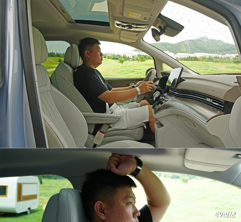 荣威imax8欢聚版路测,全球首款纯电mpv荣威imax8ev