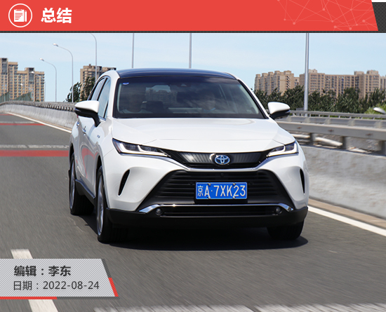 2022款一汽丰田凌放HARRIER新车商品性评价